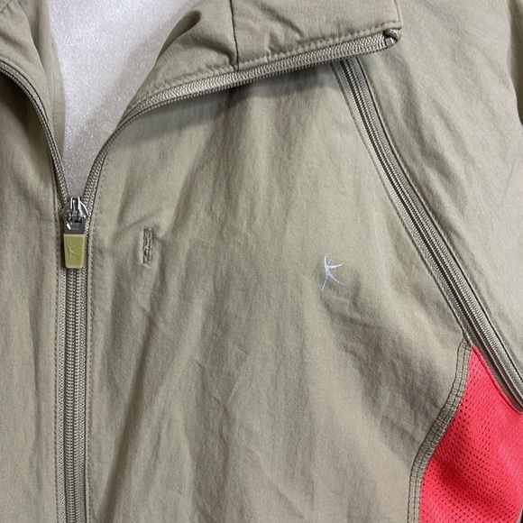 Danskin Lightweight Convertible 2 in 1 Jacket/Vest Beige Pink Size 2X Plus Size - Picture 10 of 13